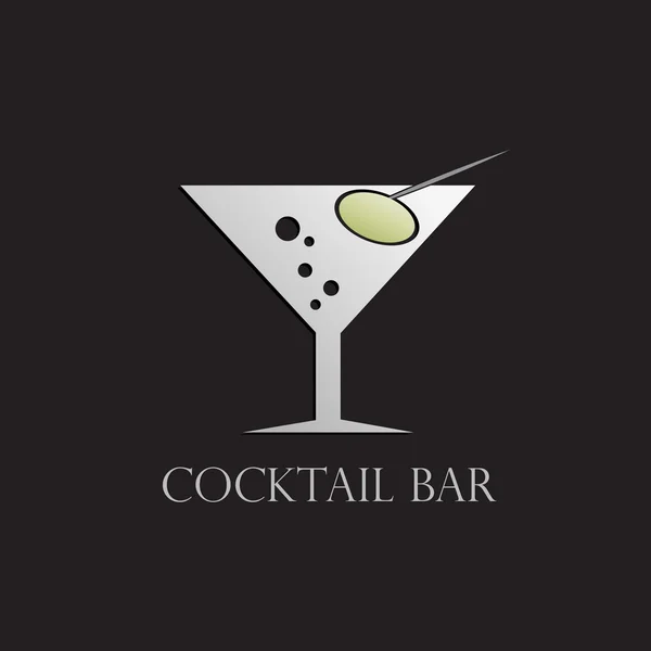 Vector sign Cocktail bar — Stock Vector