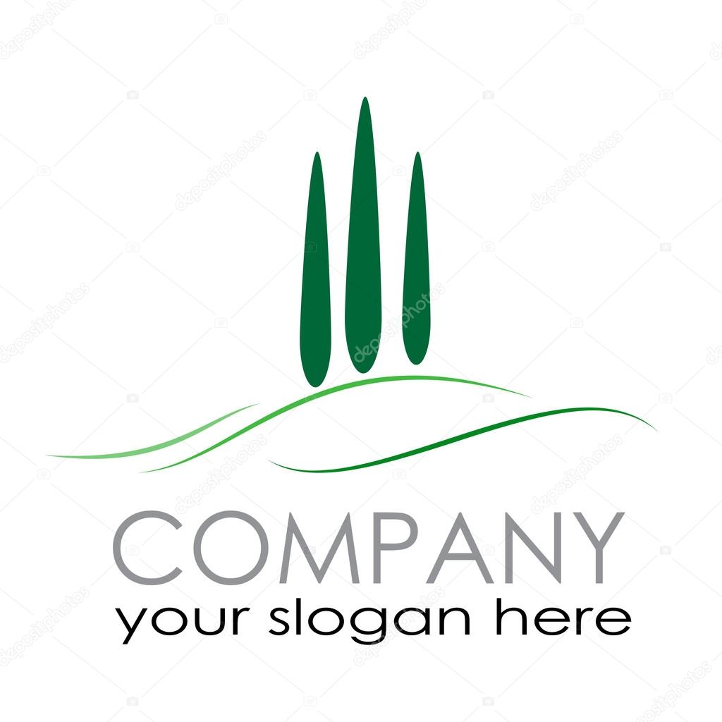 Vector sign Farm. Countryside tourism