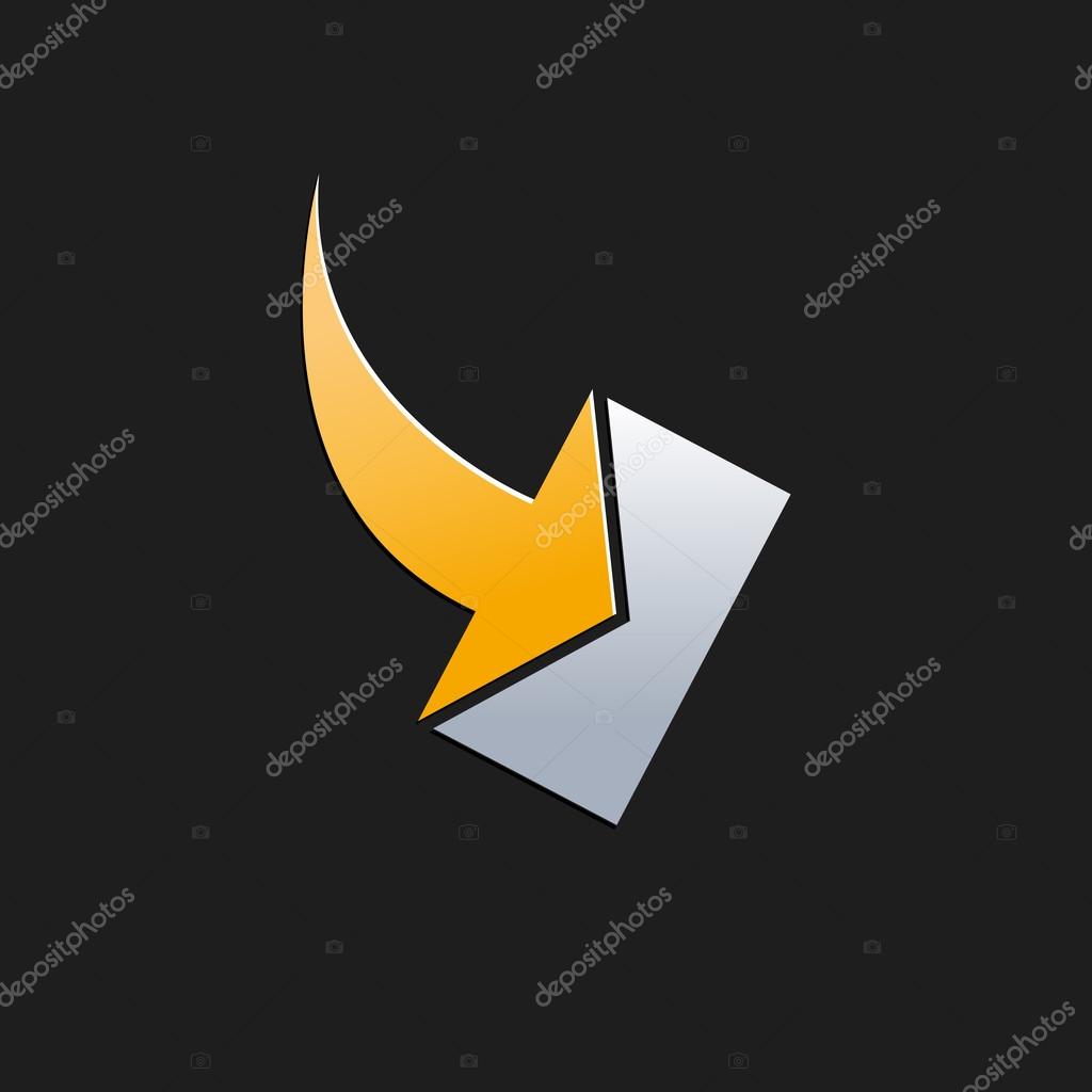 Vector sign express mail