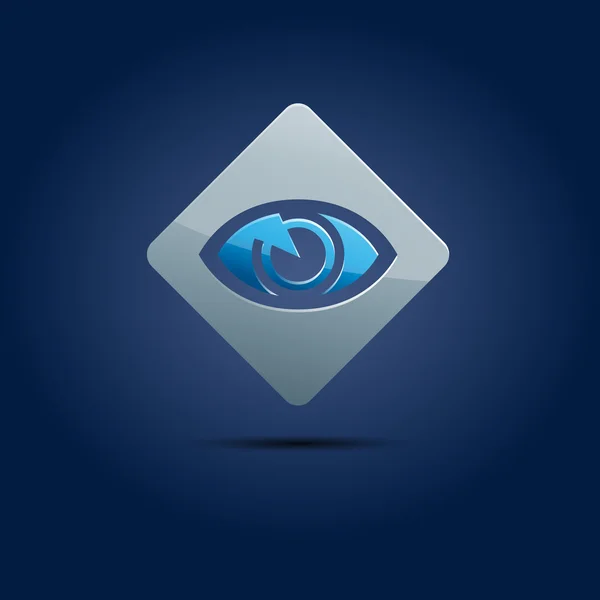 Vector signo ojo, visión — Vector de stock