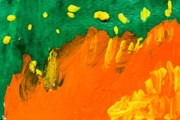 Abstrakte Malerei Farbtextur. heller künstlerischer Hintergrund in g — Stockfoto