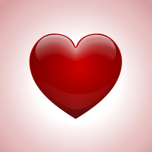 Векторный знак блестящего сердца — стоковый вектор