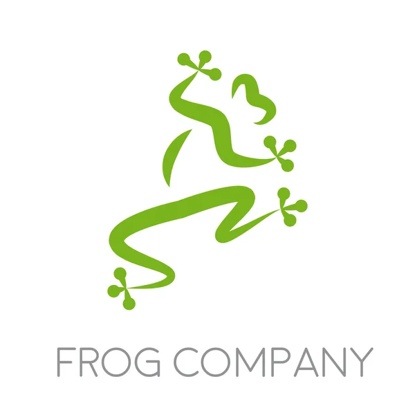 Firma wektor znak żaba — Wektor stockowy