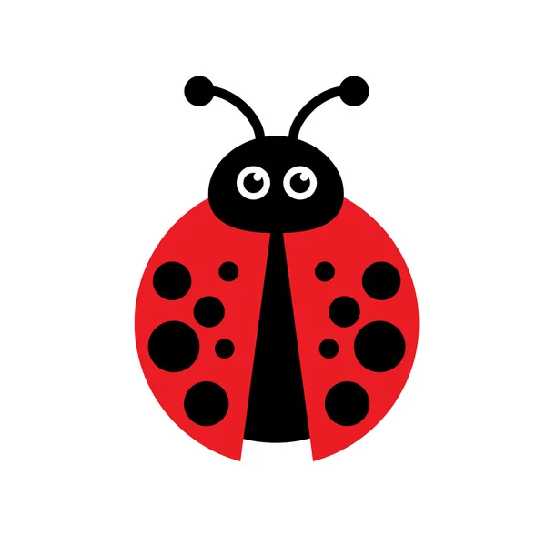 Sign ladybug — Stock Vector