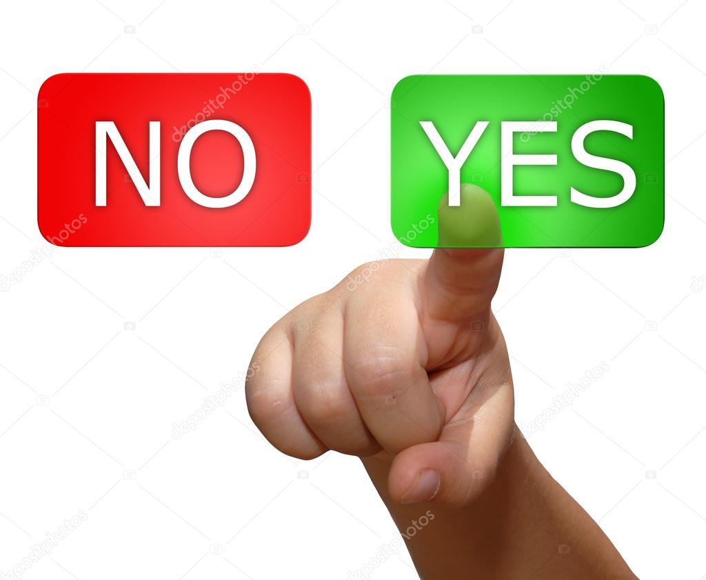 button yes no