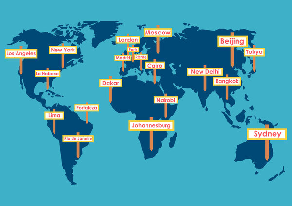 Векторный глобус