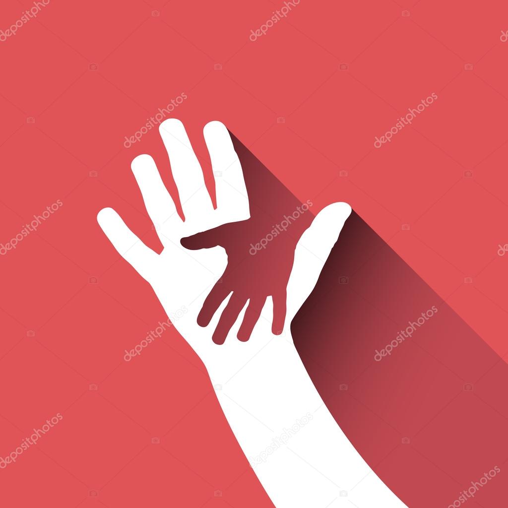 children hand