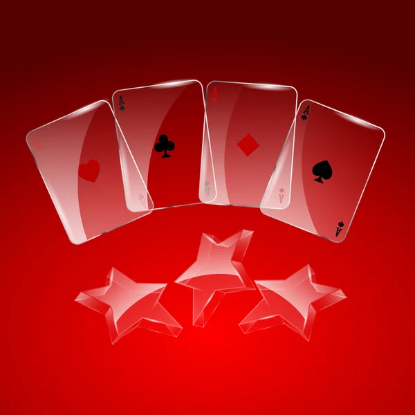 Abstract playing cards — Zdjęcie stockowe