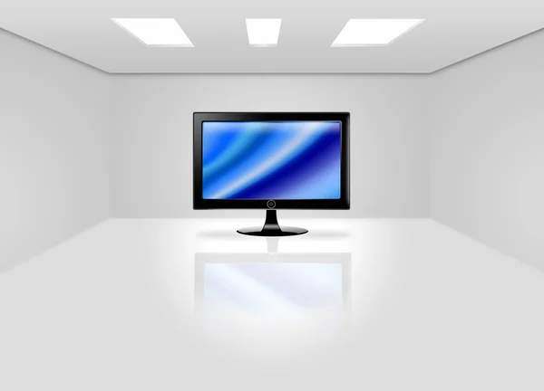 Fernseher in weiß — Stockfoto