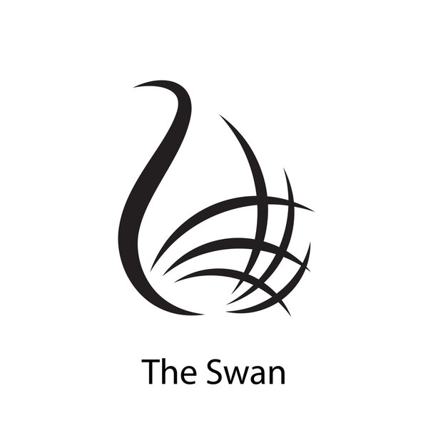 stylized swan