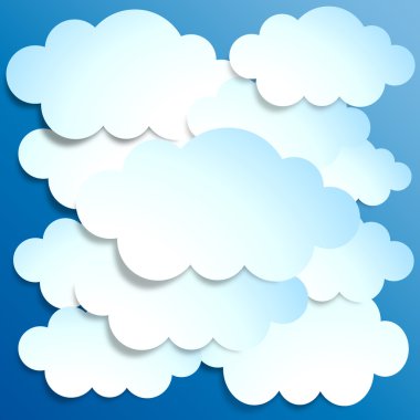 vektör bulutlar arka plan