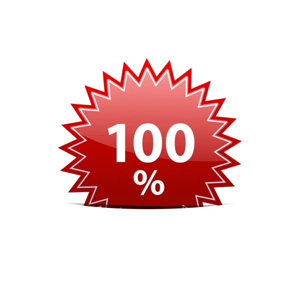 Sign discount 100 — Stockvector