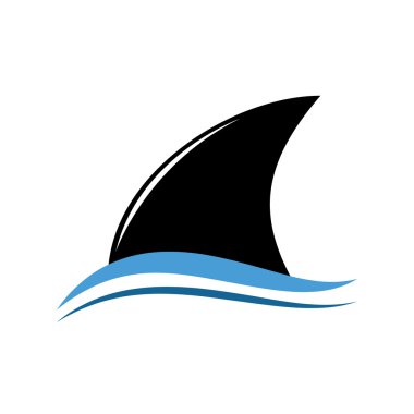 abstract stylized shark