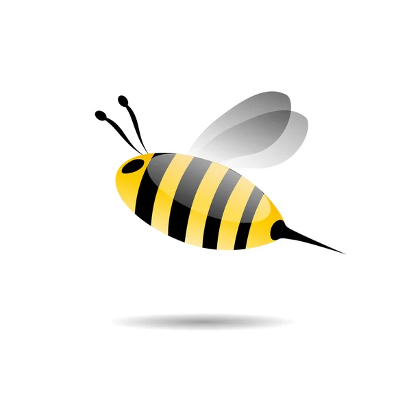 Astratto ape volante — Vettoriale Stock