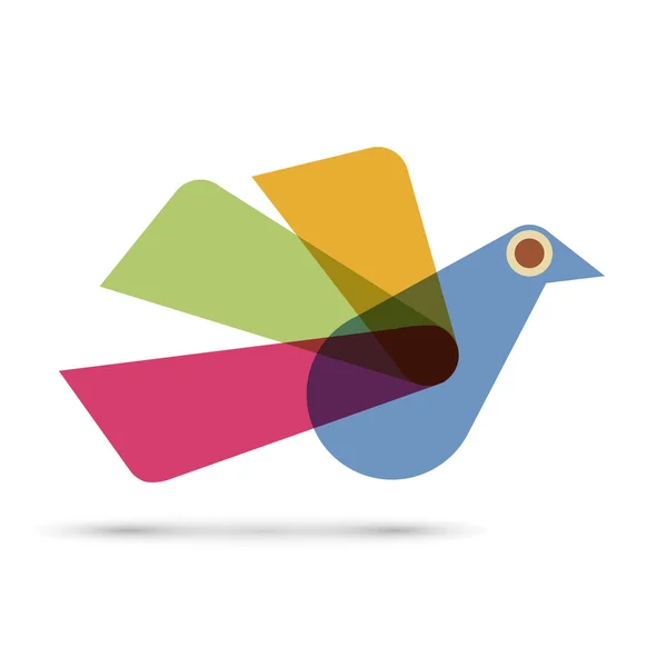 Oiseau en vol — Image vectorielle