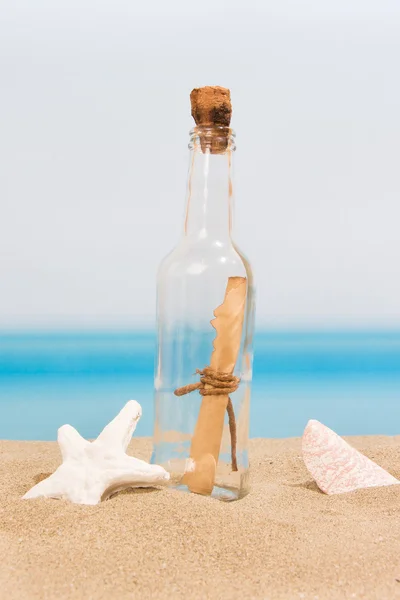 Message bottle — Stock Photo, Image