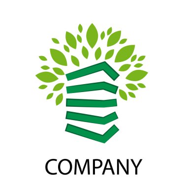 Vektör işareti yeşil ev