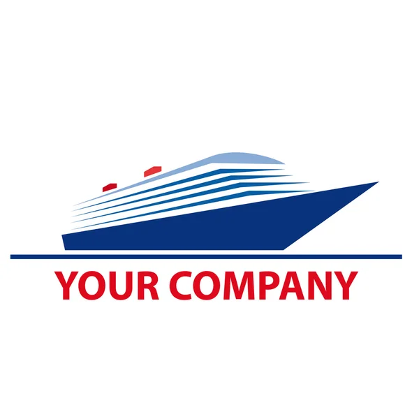 Vektör işareti cruise gemi — Stok Vektör