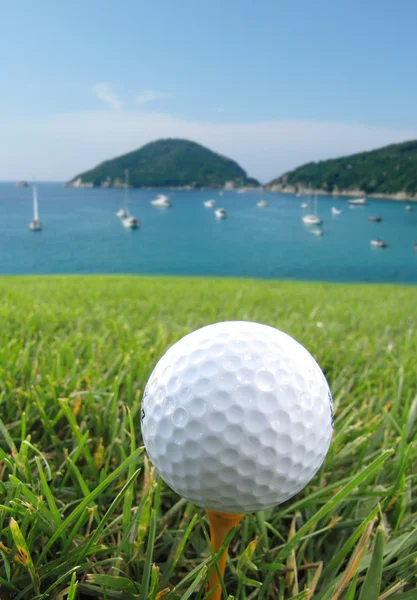 Golf op de zee — Stockfoto