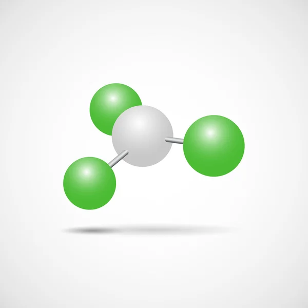 Vektorzeichenkern eines Atoms, Kernenergie — Stockvektor