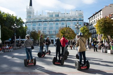 Madrid'de segway
