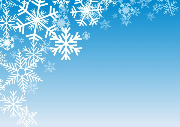 Vector winter achtergrond — Stockvector