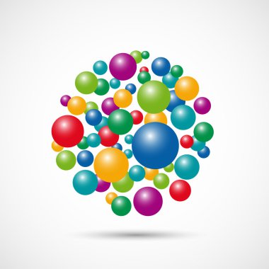 vektör balon arka plan