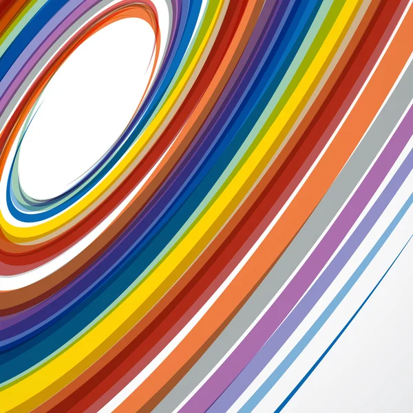 Vector Rainbow Vortex achtergrond — Stockvector