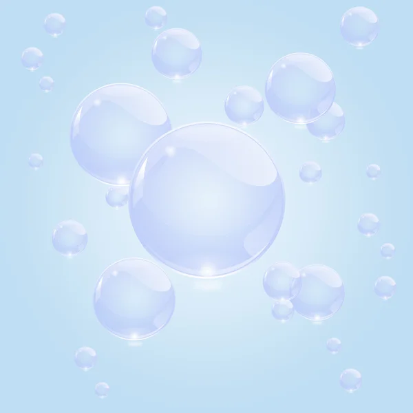 Bubbles of soap background — Stock Photo, Image