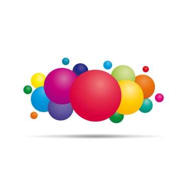 vektör balon arka plan