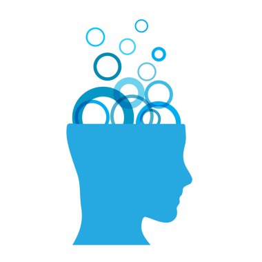 Beyin yıkama vektör işareti