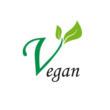 Vektör işareti vegan