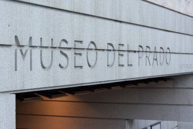 MADRID, Spain - 29 October 2013: The entrance to the National Pr