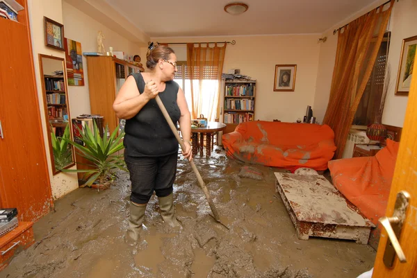 Frana e alluvione sicilia — Stockfoto