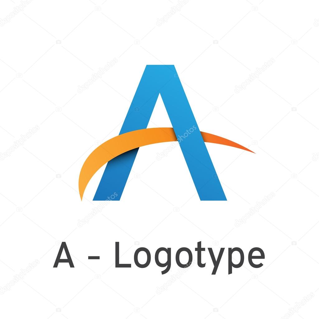 Vector sign letter A