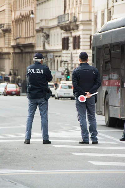 Zwiększonych zabezpieczeń w Rzymie — Zdjęcie stockowe