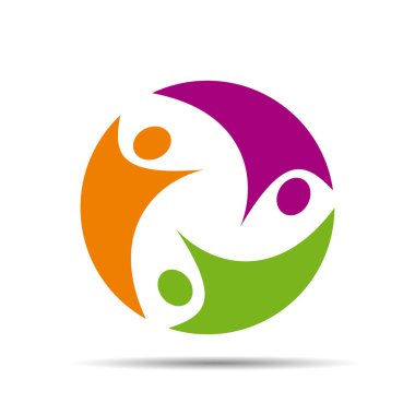 Logo çalışması beyaz arka plan # vektör