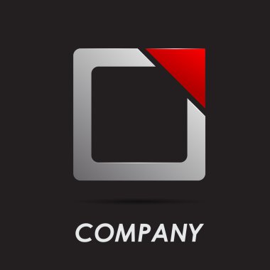 Vektör işareti soyut geometrik şekil