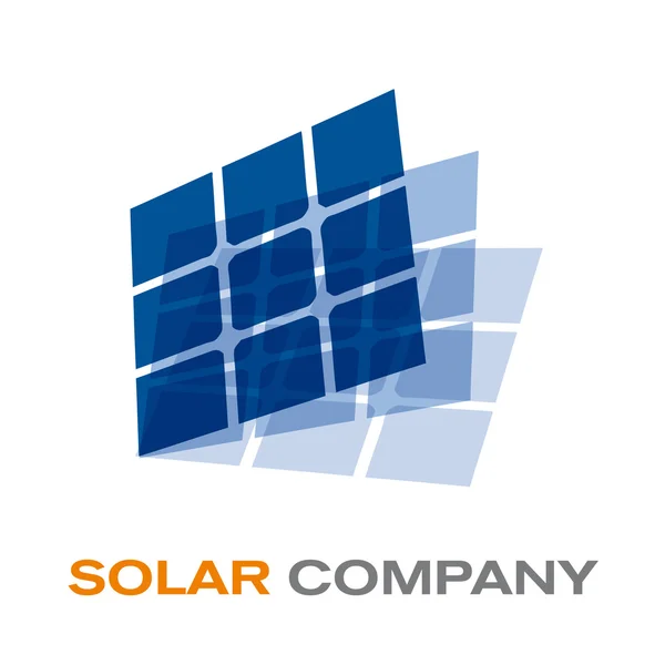 Vector sign solar panel — Stock Vector