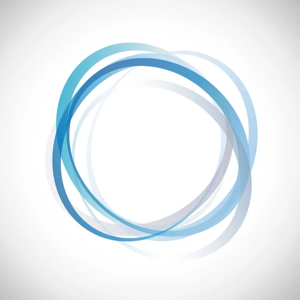 矢量蓝色圆环背景 — 图库矢量图片