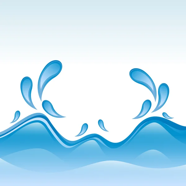 Vector water background — Wektor stockowy