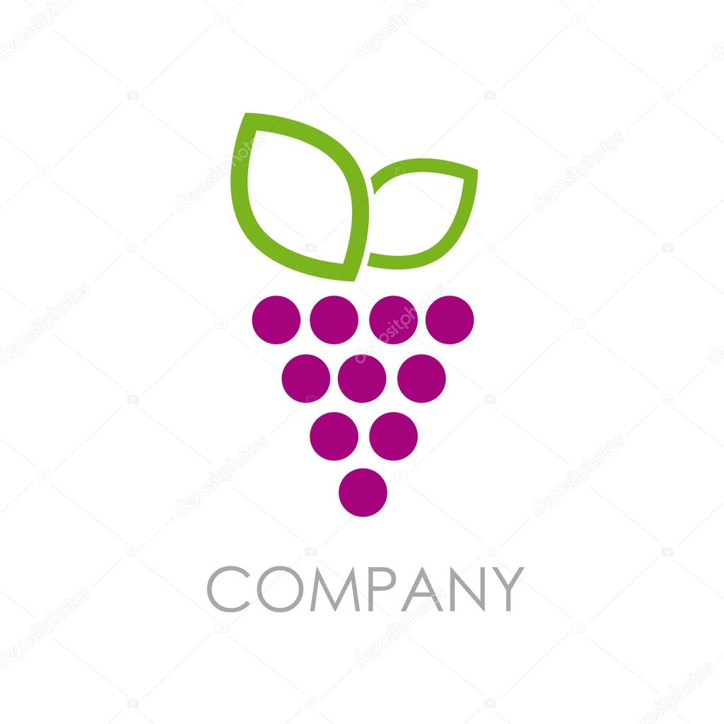 Vector sign Wine enterprise