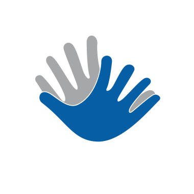 Vektör oturum eller birlikte dostluk için