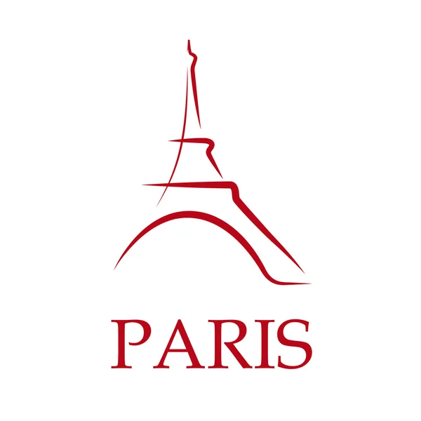 Vektor-Zeichenzeichen Paris — Stockvektor