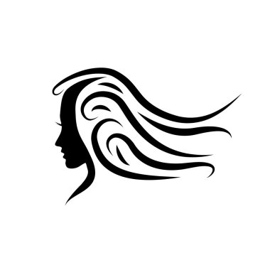 vektör işareti kız hızlı rüzgarda