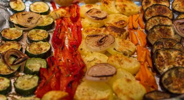 Lezzetli sebze çeşitleri.