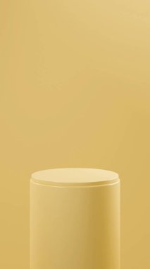 Dikey Şeftali sarısı arkaplan, Şeftali sarısı yuvarlak tahta, Şeftali sarısı renk paleti, ürün yerleştirme, arkaplan rengi paleti