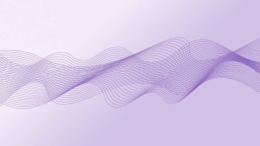 Yatay dalgalı dokuyu soluk menekşe renk ayrımıyla harmanlamak.