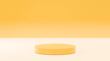 Fotoğraf, yaz nergis ağacının yatay oranına sahip yuvarlak tahta, sarı ve beyaz arkaplan, temel panonun pastel rengi