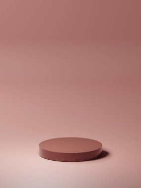 ürün oluşturma arkaplanı, kestane yuvarlak tahta, yumuşak kestane arkaplan, temel panonun pastel rengi